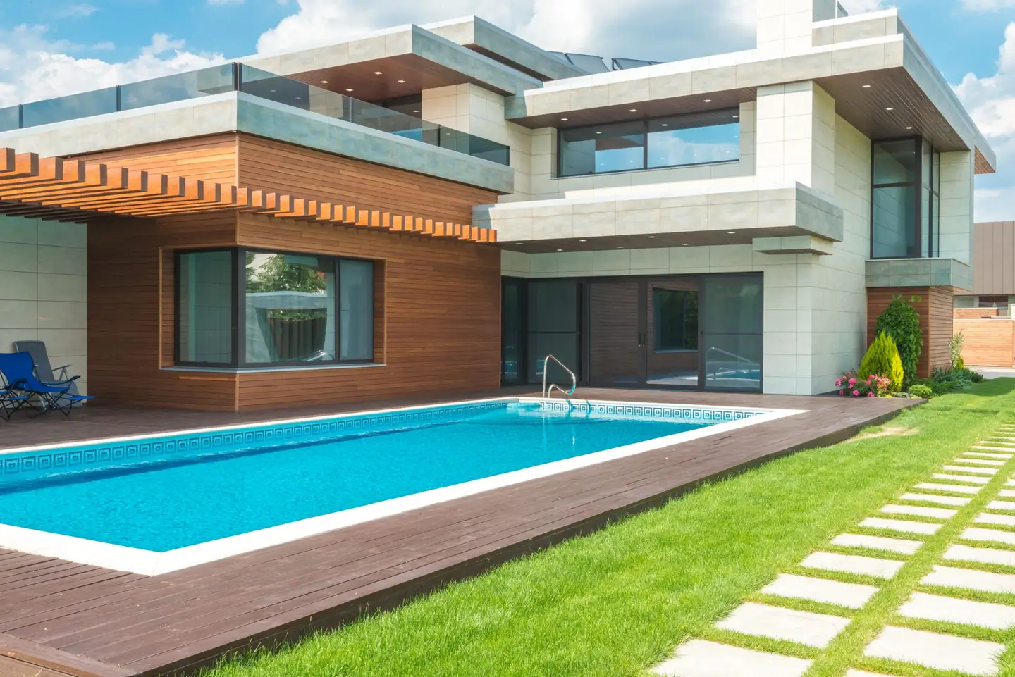 Swimming pool built in Linburn, NSW